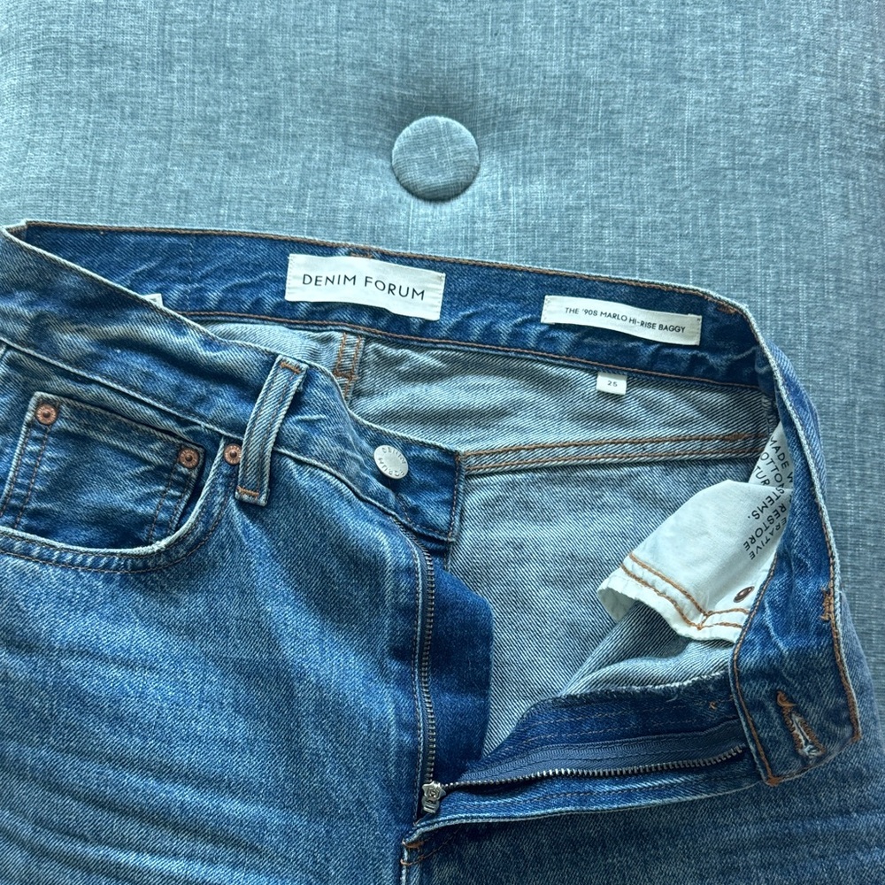 Aritzia Denim Forum 90s Marlo hi rise baggy - Picture 2 of 5